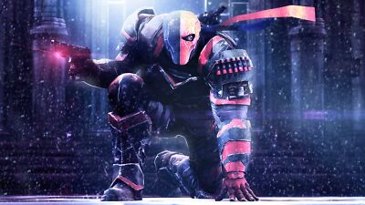 Superheroes deathstroke death stroke super Stitched Gaming Mat Desk 21658