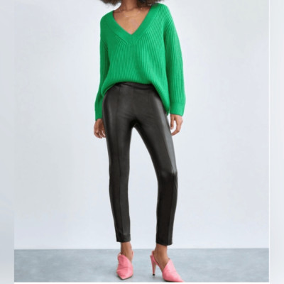 NEW Aritzia Babaton Frida Pant High-waisted Vegan Leather skinny pants