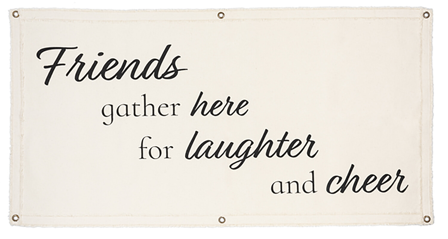 Гобелен Ganz на стене - Друзья собираются здесь чтобы посмеяться и подбодрить 3090₽