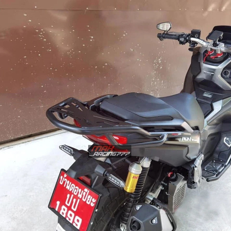 Rear Cargo Rack Black Steel Motorcycle Accessories Luggage HONDA ADV 150 21-22 - Image 3 of 4