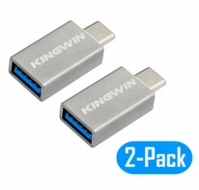Kingwin USB Type-C to USB3.0 Type A Adapter/Converter , KW-USBC1 (2 pcs)