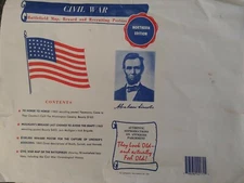 Civil War Battlefield Map Reward and Recruiting Posters Northern Edition