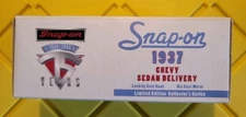 Snap-0n 1937 Chevy Sedan Delivery Truck 75 Years coin bank with key