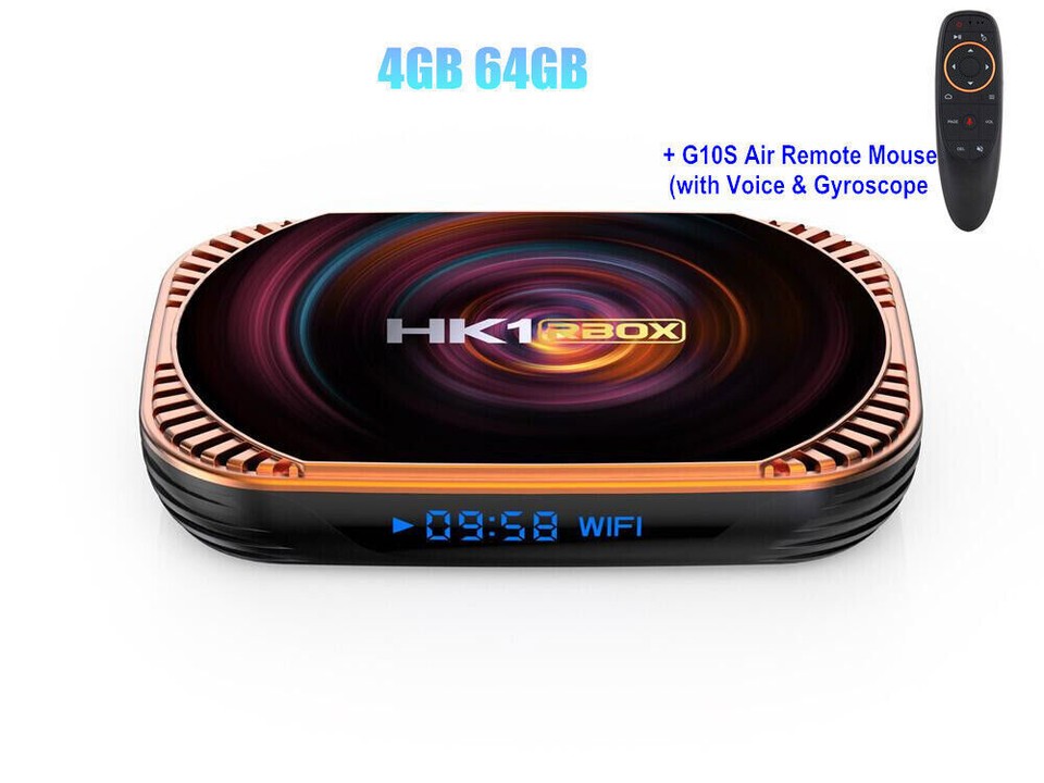 HK1 RBOX X4 Android 11 Amlogic S905X4 8K 4G 128G Smart TV Box Wifi ...