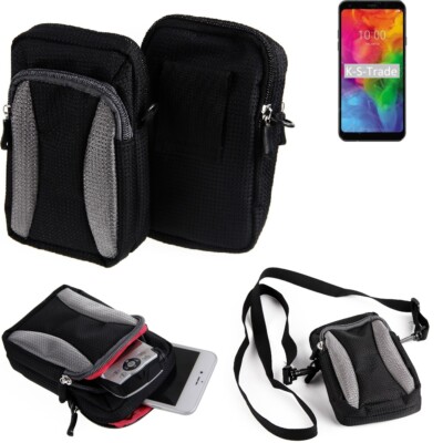 Für LG Electronics Q7+ Holster / Umhängetasche Extratasche Outdoor Schutz Hül