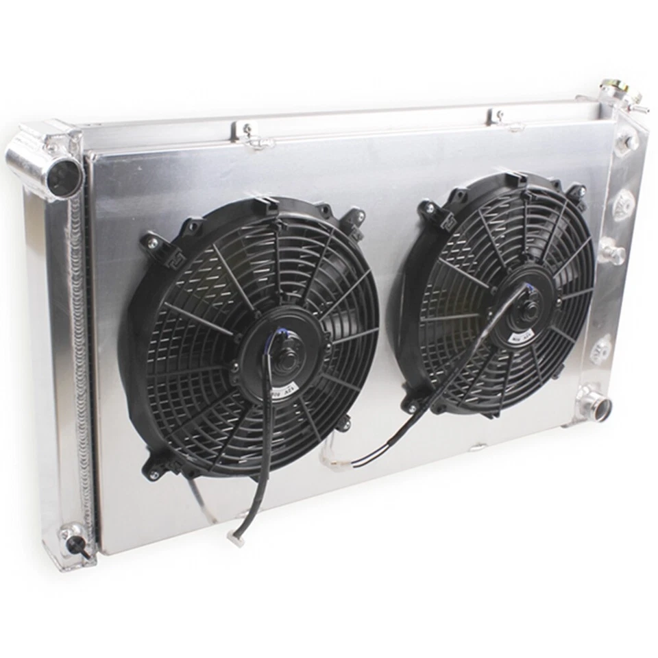 Ventiladores de cubierta de radiador de 3 filas para Oldsmobile Cutlass 1966-1977 / Toronado 1980-1985 Foto 2 de 4