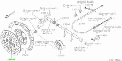 SUZUKI Carry Every DISK CLUTCH 22400-55F80-000 Genuine JDM OEM