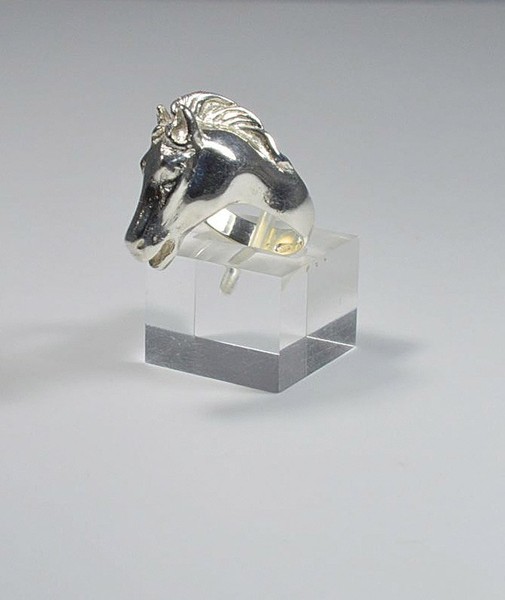 Pferdekopf-Ring, Handgefertigt Aus Sterlingsilber Luce-image