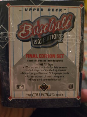 1991 Upper Deck Final Edition Set MLB Baseball Collector s Choice Factory Sealed