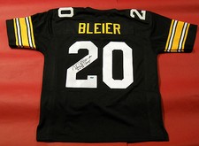 ROCKY BLEIER AUTOGRAPHED PITTSBURGH STEELERS JERSEY AASH 4X SUPER BOWL CHAMPS
