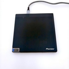 Pioneer BDR-XD08MB-S Portable Blu-ray Drive UHD BD DVD CD Tested Japan