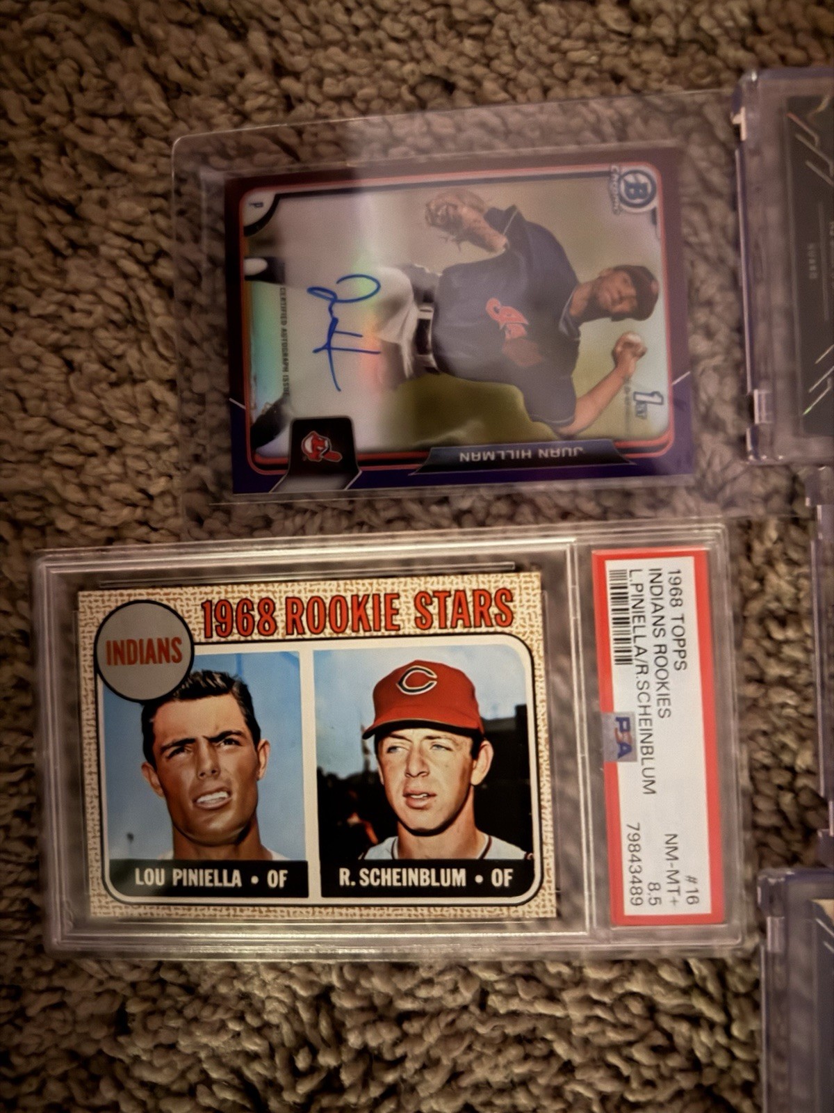 SPORTS CARD LOT OF 102 CARDS- Autos, Vintage Psa, Discos, Numbered, Patches view 6