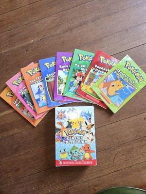 Pokemon Classic Collection 8 Chapter Books Complete Box Set Paperback 2017 Lot