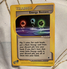 Pokémon TCG Energy Restore 141/165 Expedition Base Set English Uncommon 2002 on eBay