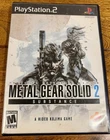 Metal Gear Solid 2 Substance (2003) Sony PlayStation 2 PS2  Complete CIB