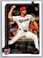 2025 Topps Update #US186 Cole Henry