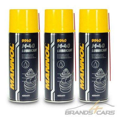 MANNOL 3x 400ml LUBRICANT MULTIFUNKTIONSSPRAY KRIECH SPRÜH SCHMIER ÖL 50566358