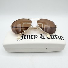 Juicy Couture Sunglasses Women  s Gold Frame JU 554/s 3YGY6 Brown Tint