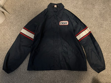 Vintage Bud Light Coach Delivery Jacket Men s L Blue Snap Front USA 80s 90