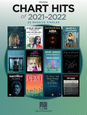 Chart Hits of 2021-2022 Book [Softcover] Ukulele Hal Leonard