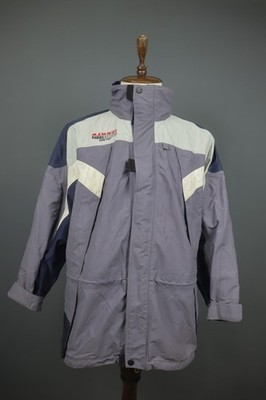 Mammut Purple Gore-Tex Mock Neck Snap Inside Zip Windbreaker Jacket Size XL