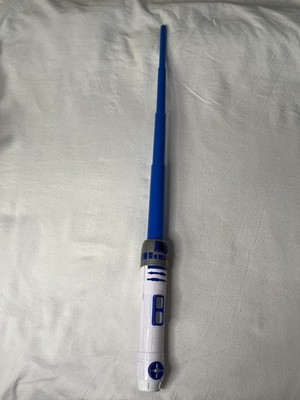 Star Wars blaues Lichtschwert faltbar Hasbro 2020 ausziehbar Kunststoff Spielzeug Geschenk
