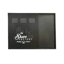The Shave Factory Magnetic Station Mat - Organizer Mat, Salon Barbershop Work St