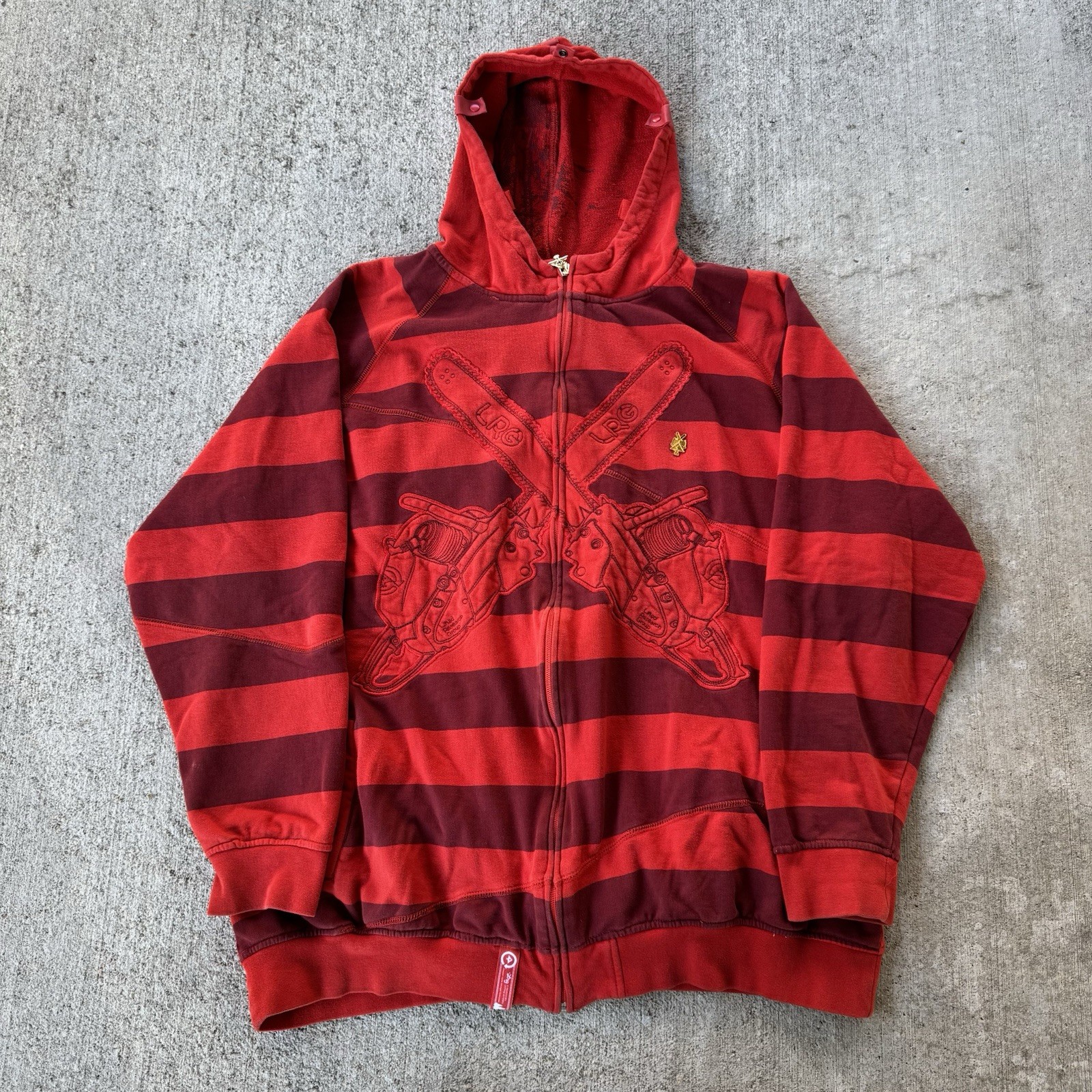 Lifted Research Group LRG Friday The 47th Hoodie Jason Vorhees Full Zip Size 5XL