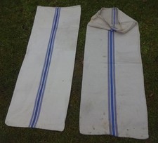 2 x Alter Sack Leinensack Mehlsack Bauernleinen Landhaus Bauer Mühlen Deko