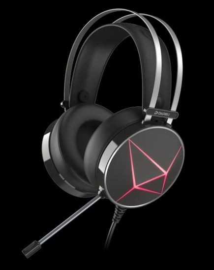 Casque filaire RGB gaming DAREU EH722 noir micro casque gamer USB PC
