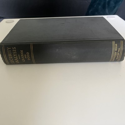 Security Analysis - Graham & Dodd - 1934 - 1st Edition 6th Impression