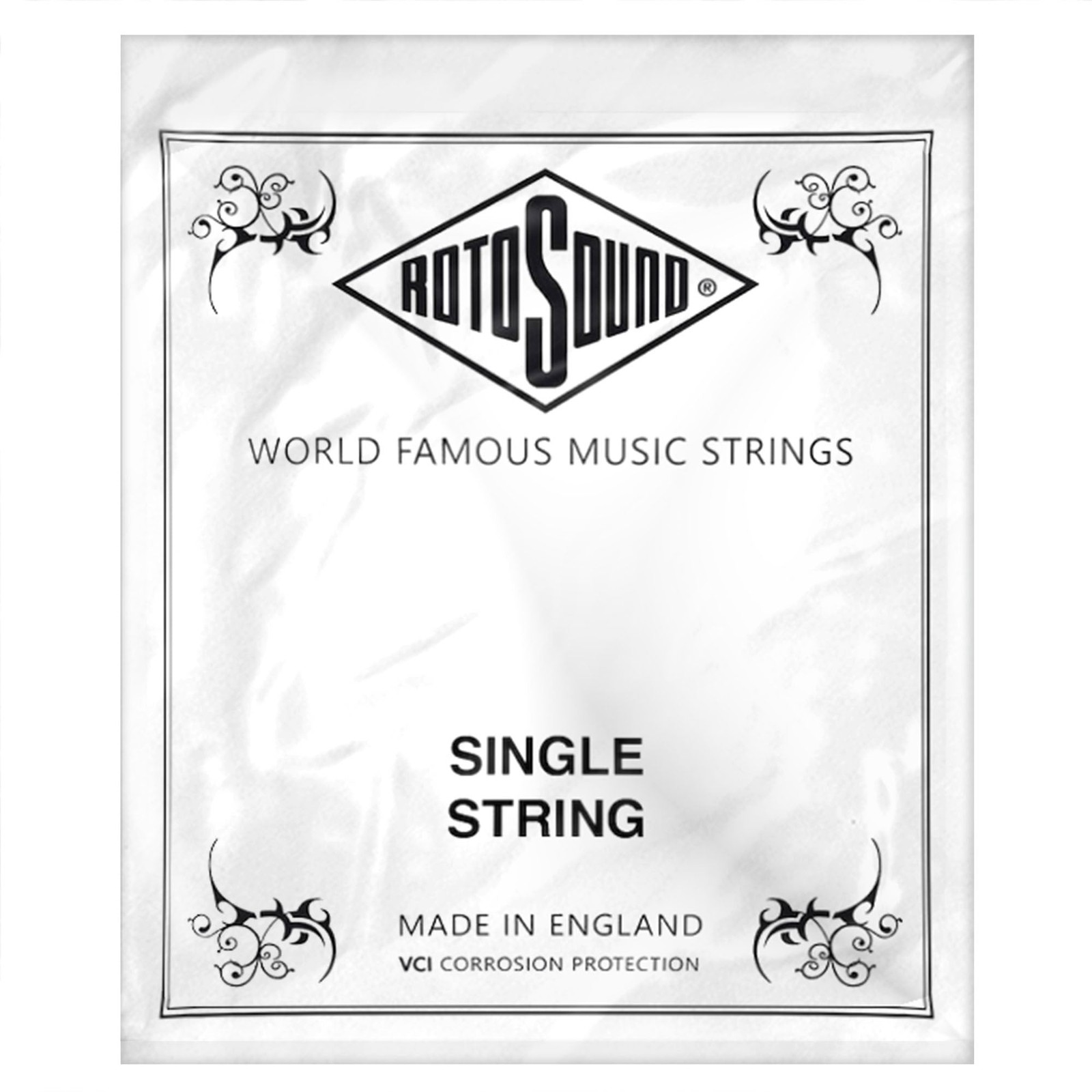 Rotosound TRU BASS Black Nylon 115 (.115"") Bass Single String, Long Scale