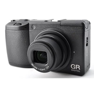 Ricoh GR Digital II GRD2 Kompakte Digitalkamera mit Selbstauslöser Schwarz