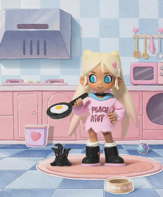 その他 Poppy Dream Lil Peach Riot Sleepover Pop Mart Lil Peach Riot Sleepover Series Poppy Dream Secret