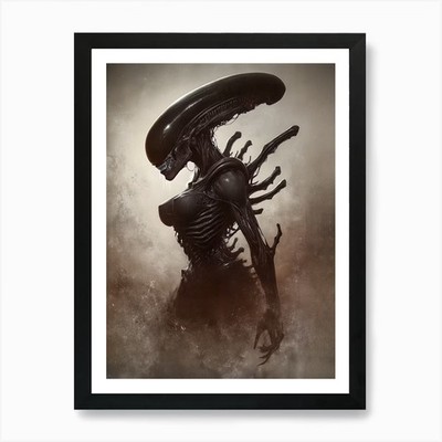 Eclipsed Evolution Kunstdruck gerahmt gerahmt Wandbild Poster Leinwanddruck Bild