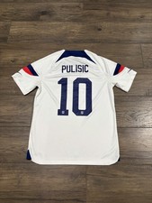 Nike USMNT USA 2022 Christian Pulisic #10 Soccer Jersey Size Medium DN0706-101
