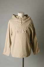 VTG cotton SKI Lace Up Pullover Anorak Smock Parka Jacket