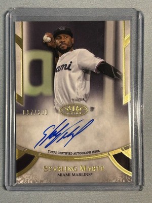 2021 Topps Tier One Prime Performers Autograph #PPA-SMA Starling Marte 097/300
