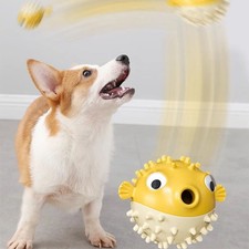 Nadmuchiwana piłka smakołykowa w kształcie ryby dla psów dla szczeniąt Dźwięki Odporna na ugryzienie