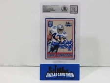 2025 Dallas Card Show Series 9 DARYL JOHNSTON SIGNED Dallas Cowboys BGS 10 Auto