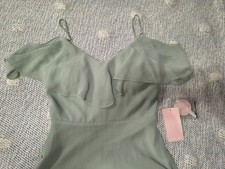 Birdy Grey Jane Bridesmaid Dress, Sage, Size S w/ Pin Pack Included