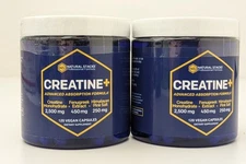 2 Natural Stacks Creatine + 2 x 120 Capsules Exp. 1/2027