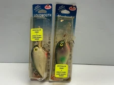 Mann's Loudmouth Lure Lot 5/8 oz Pearl Black Back Cg & Alabama Shad Cg