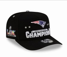New England Patriots New Era 2025 AFC Champions Locker Room Official Hat 9fifty