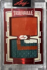 2023 Leaf Superlative DON SHULA/DAN MARINO Red Trouvaillle Dual Relics SSP 1/5.