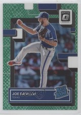 2022 Panini Donruss Optic Rated Rookie Green Dragon Prizm 23/99 Joe Barlow 0h29