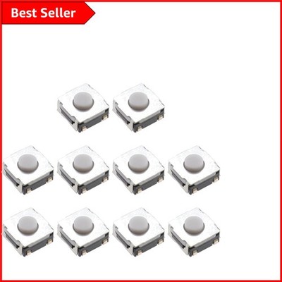 Push Button Remote Key Fob Replacement - 10 Metal Switches for Renault Models