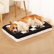 Orthopedic Dog Bed for Large Dog, Waterproof 31.4"L x 19.6"W x 3.9"Th, Black