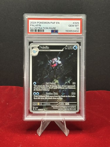 2024 POKEMON PAF EN-PALDEAN FATES ILLUSTRATION RARE #225 PALAFIN PSA 10