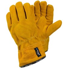 Tegera Heat Resistant Gloves Leather Work Safety Size 8 Yellow PPE Workwear